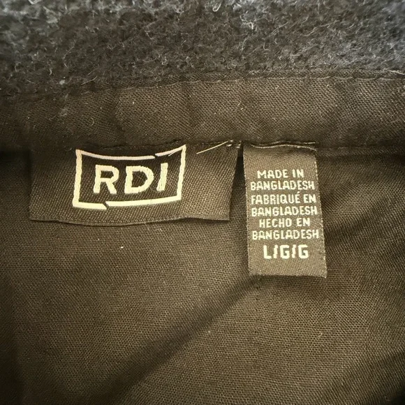 RDI Navy Button-Front Shirt Jacket - Picture 3 of 5